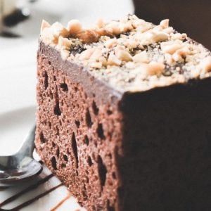 Delicious Chocolate Brownie image color scheme