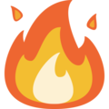 Facebook Fire Emoji icon