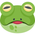 Facebook Frog Face Emoji