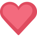 Facebook Red Heart Emoji