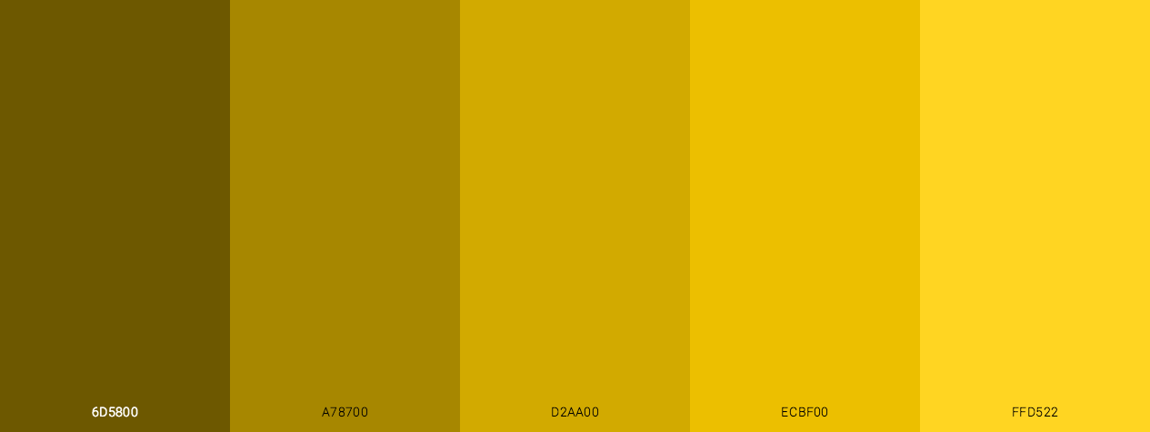 Fine Golden - Monochromatic colors