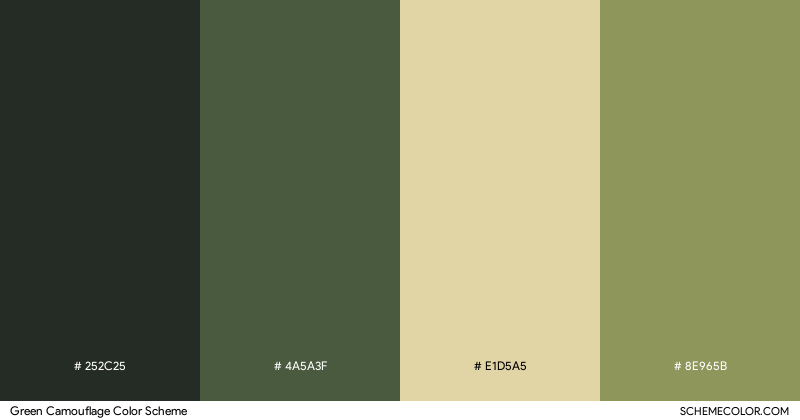 Green Camouflage color scheme
