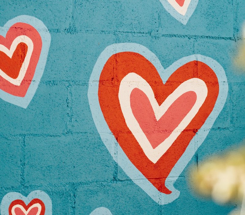 Hearts on a Wall