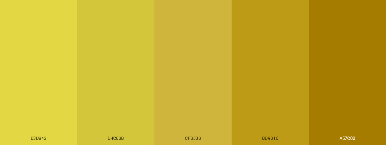 India Golden Celebrations - Color scheme palette