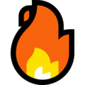 Microsoft Fire Emoji