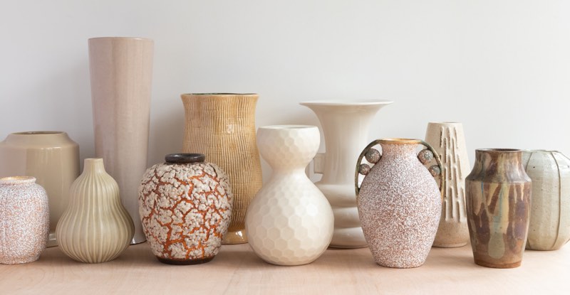 Neutral Brown Vases