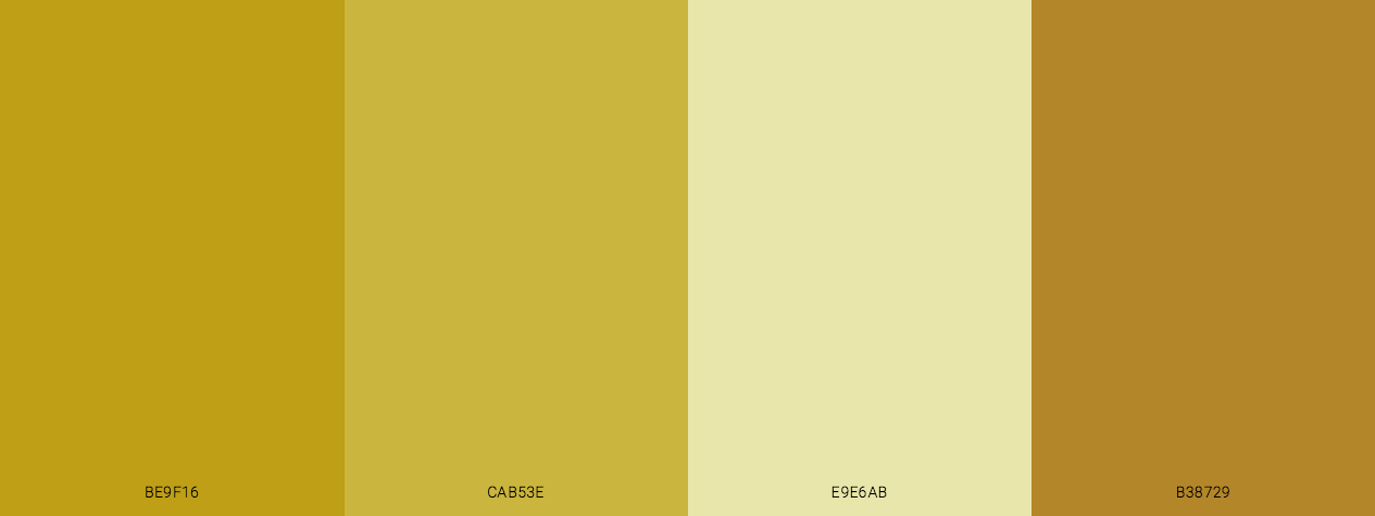 Old Is Gold - color scheme palette