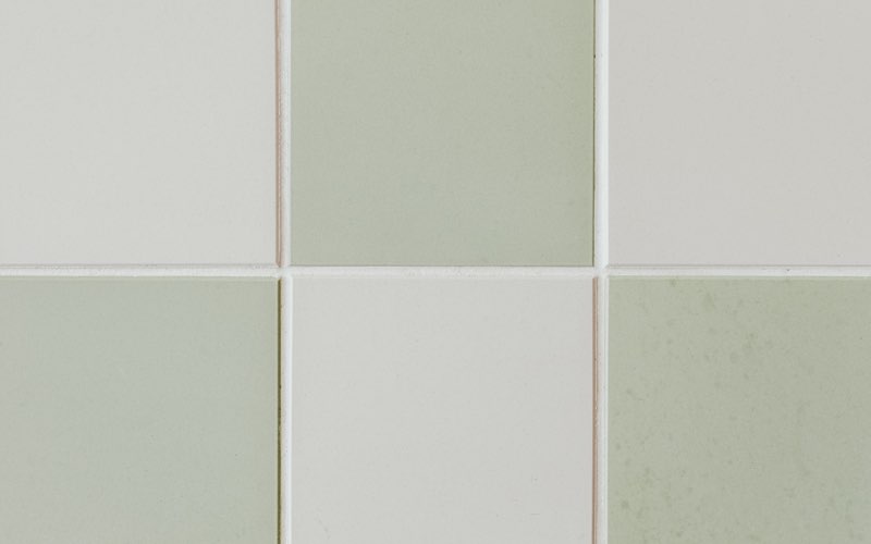 Pastel colored tiles