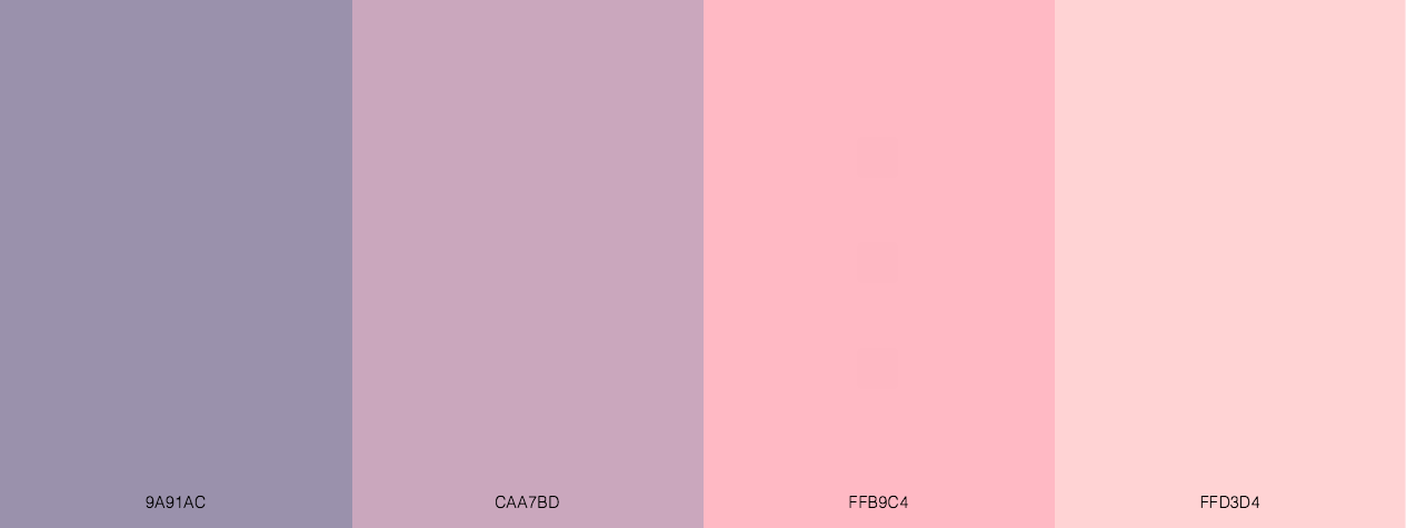 Pastel Tones color scheme