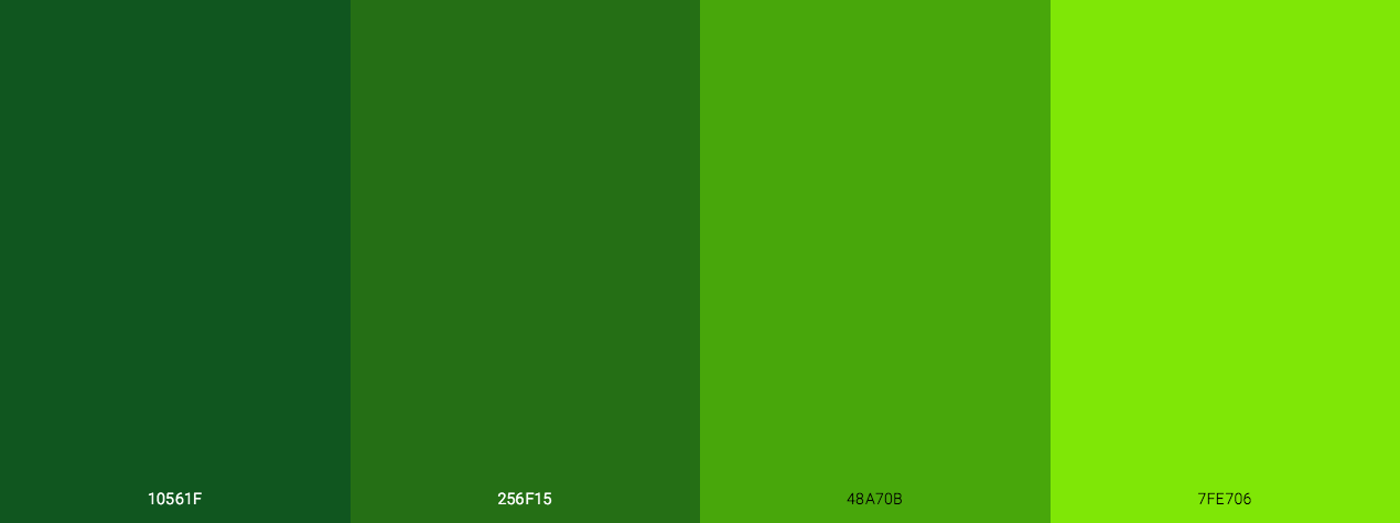 Proper Green Monochromatic Tones