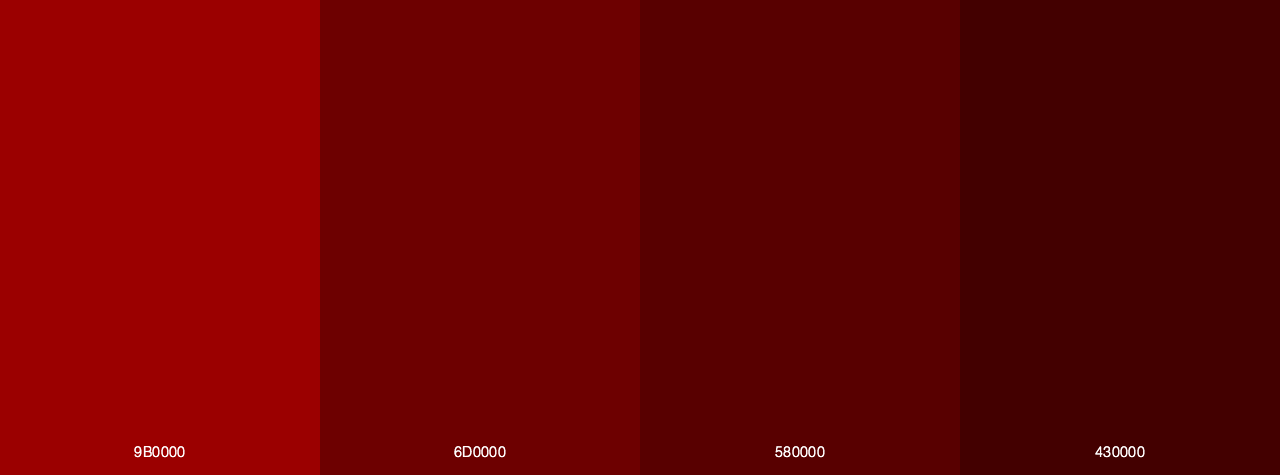 Red Wine color palette