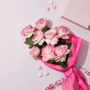 Rose Bouquet on Rose Day - Image