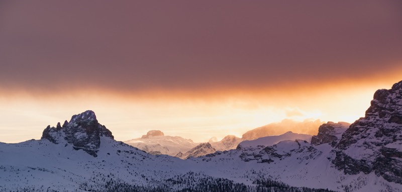 Snow Mountain Sunrise