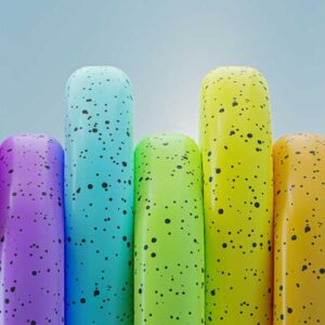 Stack of Colorful Dices - Image