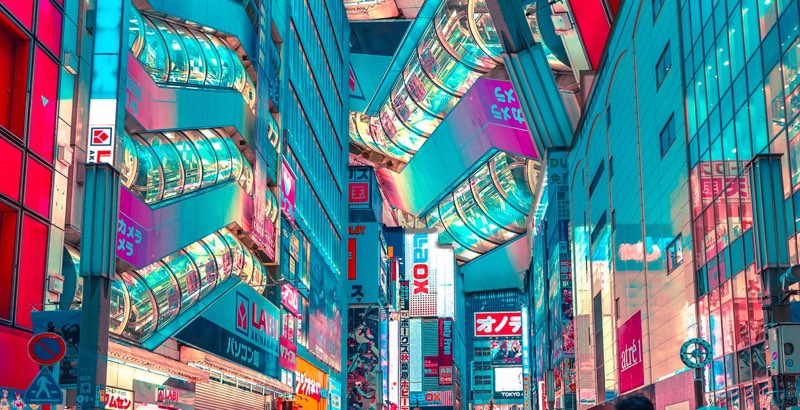 Tokyo Street Signs Color Scheme » Image » SchemeColor.com