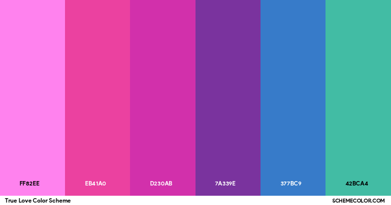 True Love color scheme