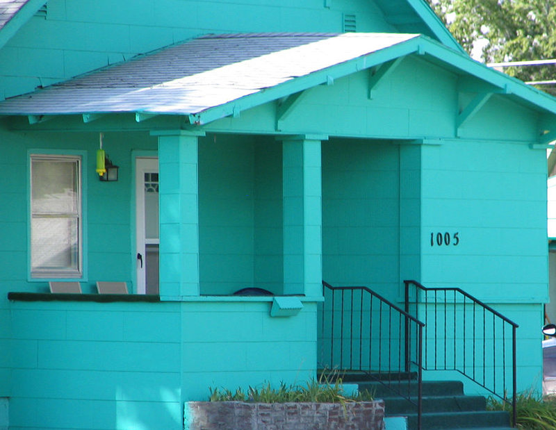 Fully Turquoise Color House
