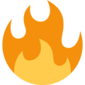 Twitter Fire Emoji icon