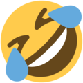 Twitter Rolling on the Floor Laughing Emoji icon