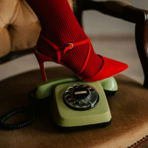 Woman Heel and Telephone - Image