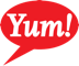 Yum! logo with the recognisable red color